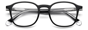 Premium Men Polaroid Eyeglasses: PLD D393 - Black Crystal(2) - SpecSMART Eye Clinic (Front View)